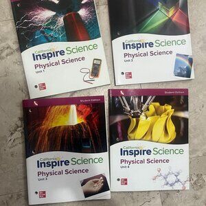 Inspire Science Physical Science Books Lot